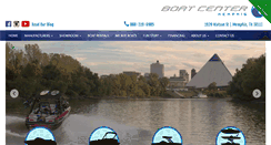 Desktop Screenshot of memphisboatcenter.com