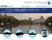 Tablet Screenshot of memphisboatcenter.com